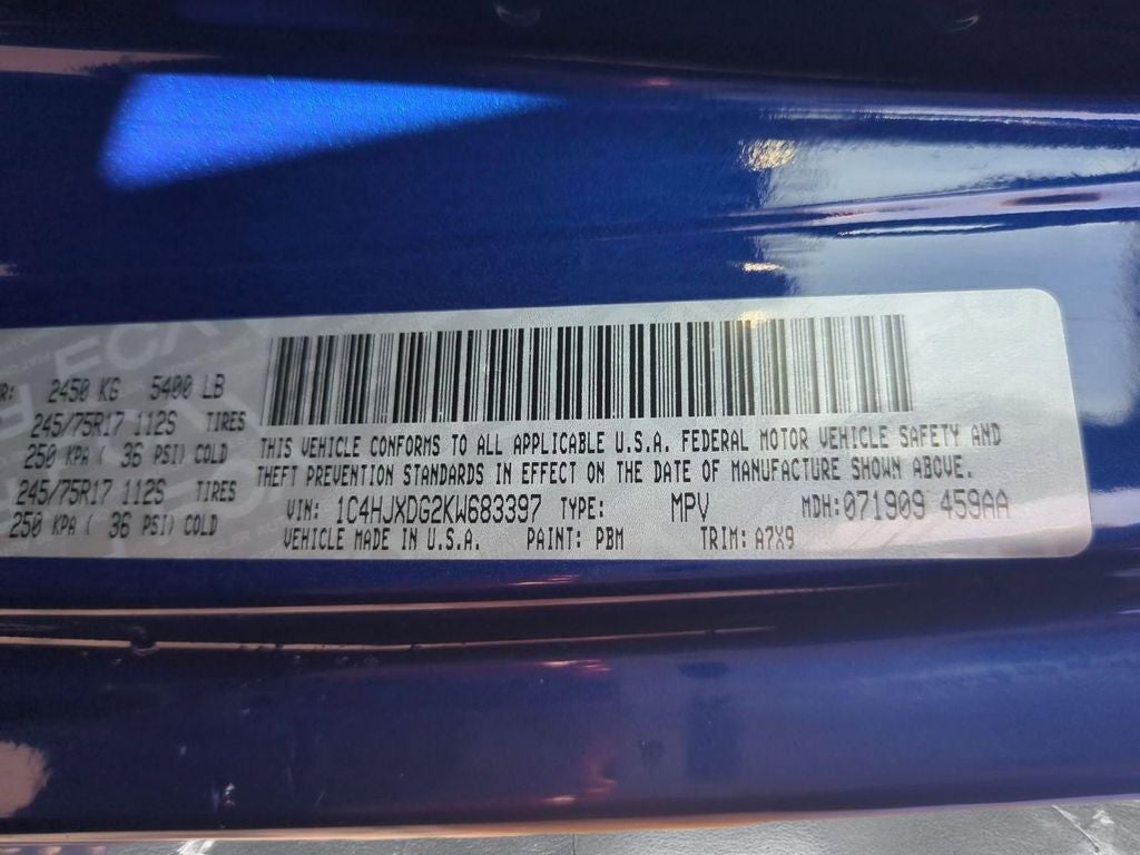 2019 Jeep Wrangler Unlimited Sport S