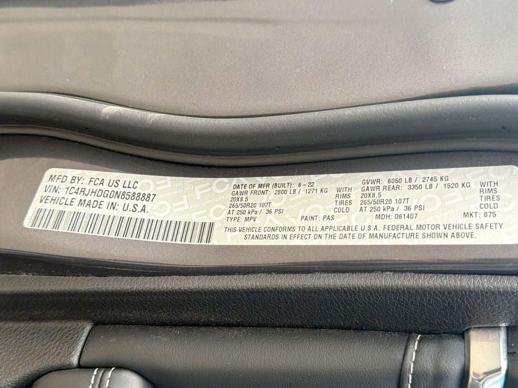 2022 Jeep Grand Cherokee Overland