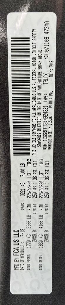 2019 RAM 1500 Big Horn/Lone Star