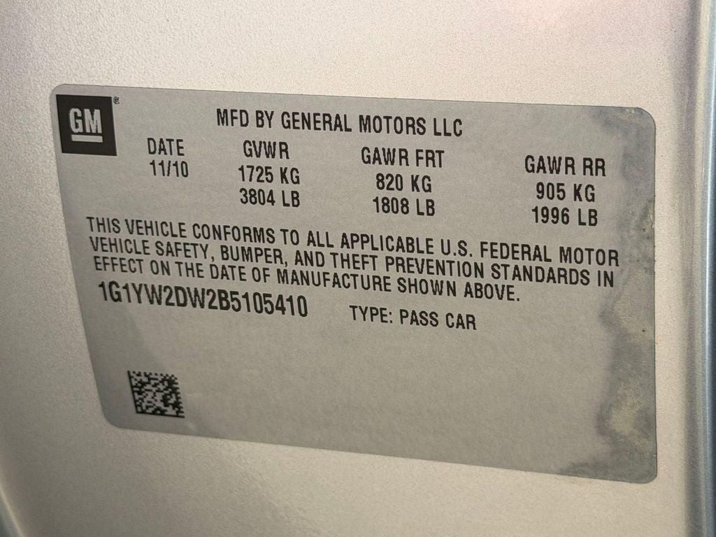 2011 Chevrolet Corvette Grand Sport