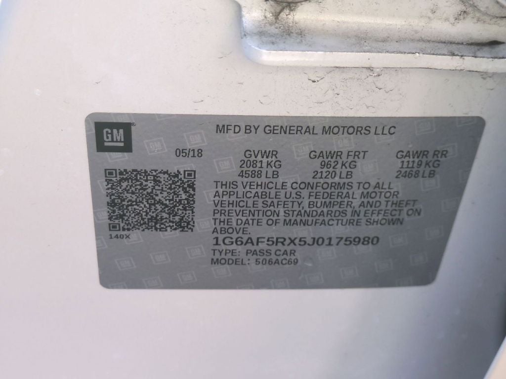 2018 Cadillac ATS 2.0L Turbo Luxury