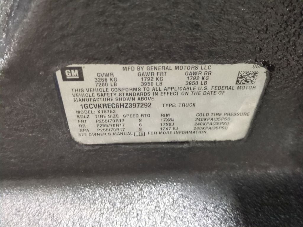 2017 Chevrolet Silverado 1500 LT LT1