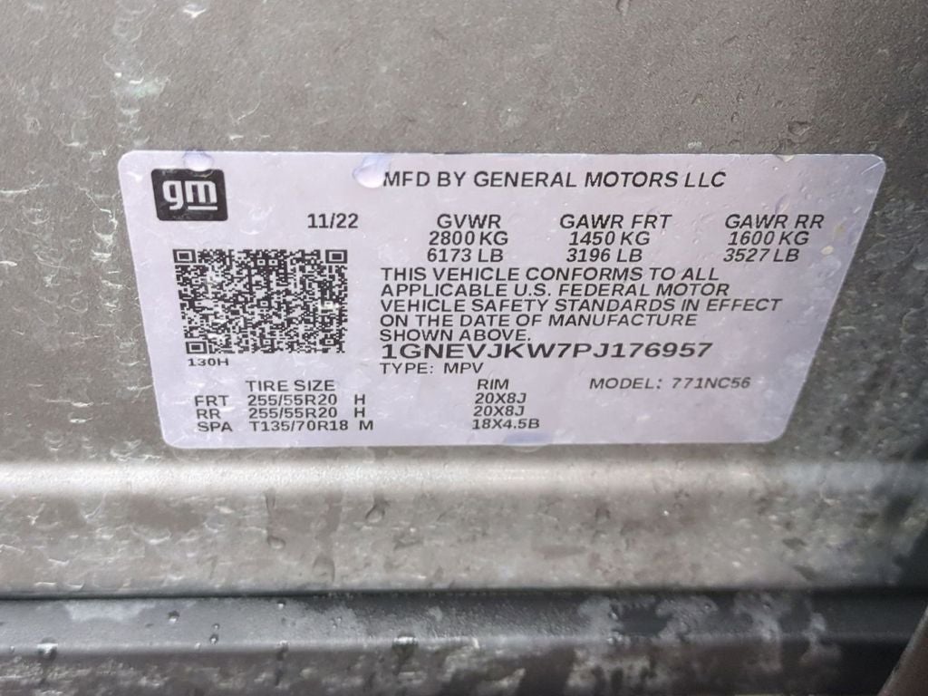 2023 Chevrolet Traverse RS