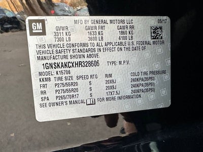 2017 Chevrolet Tahoe LS