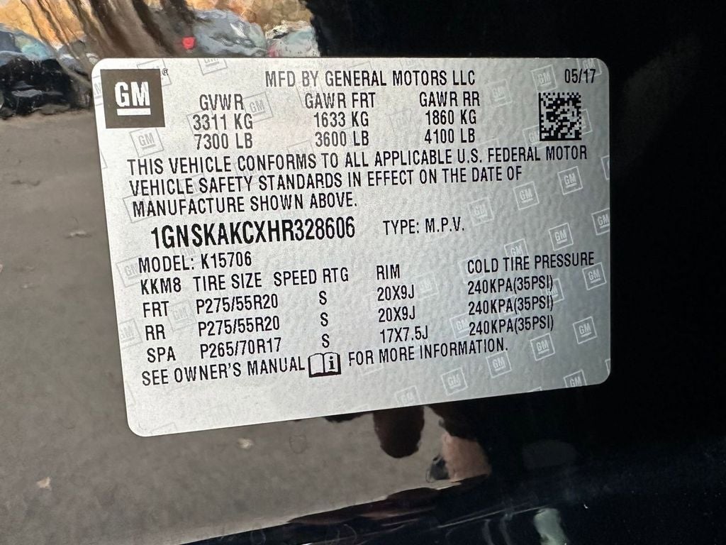 2017 Chevrolet Tahoe LS