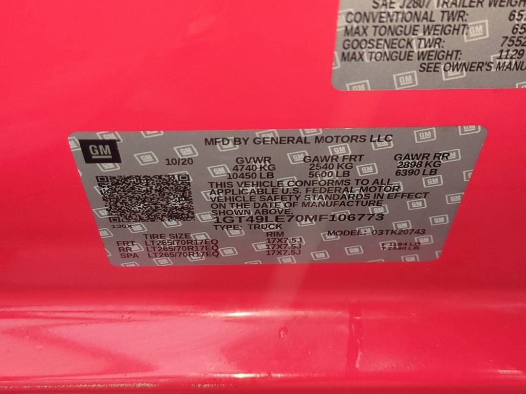 2021 GMC Sierra 2500HD Base