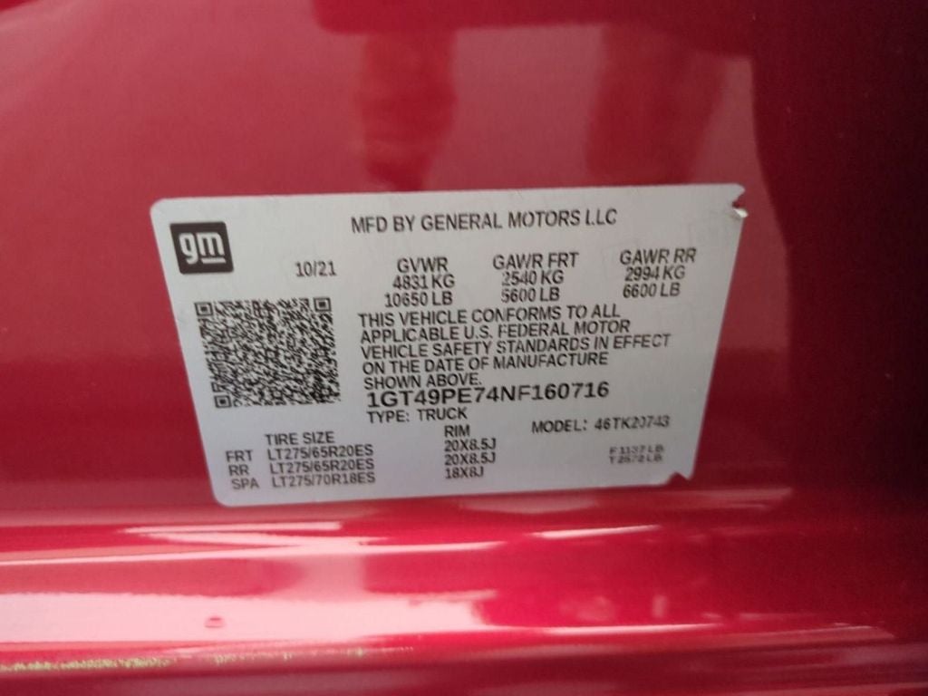 2022 GMC Sierra 2500HD AT4