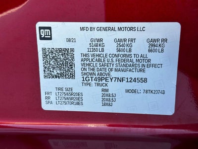 2022 GMC Sierra 2500HD AT4