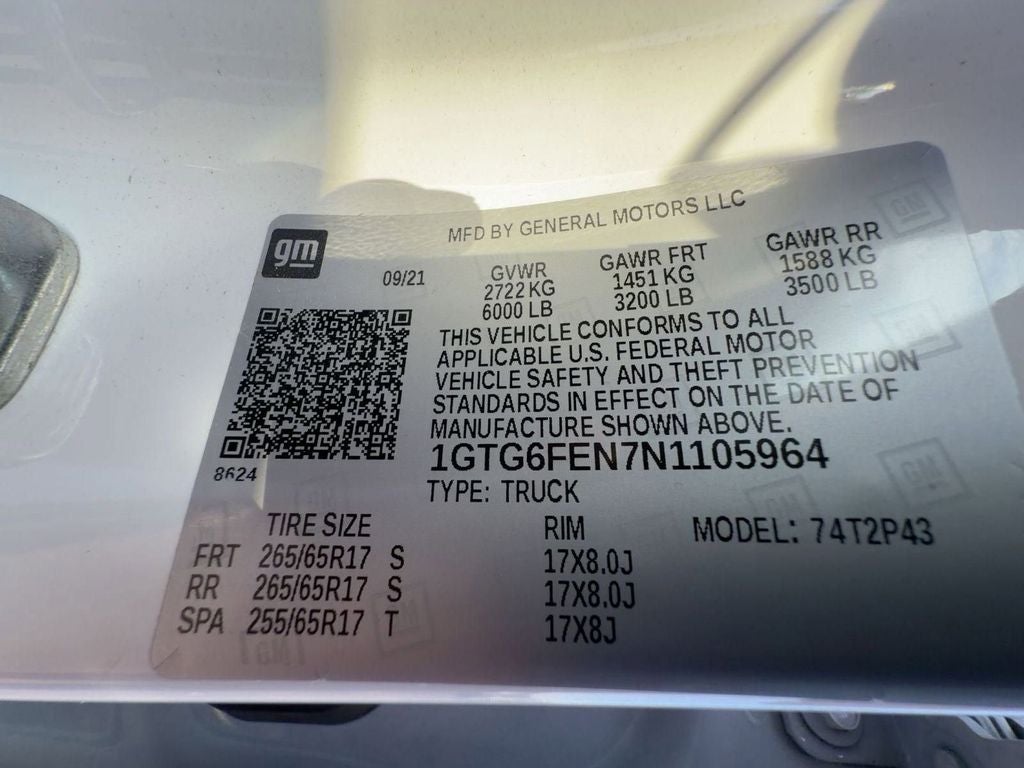 2022 GMC Canyon AT4 w/Leather