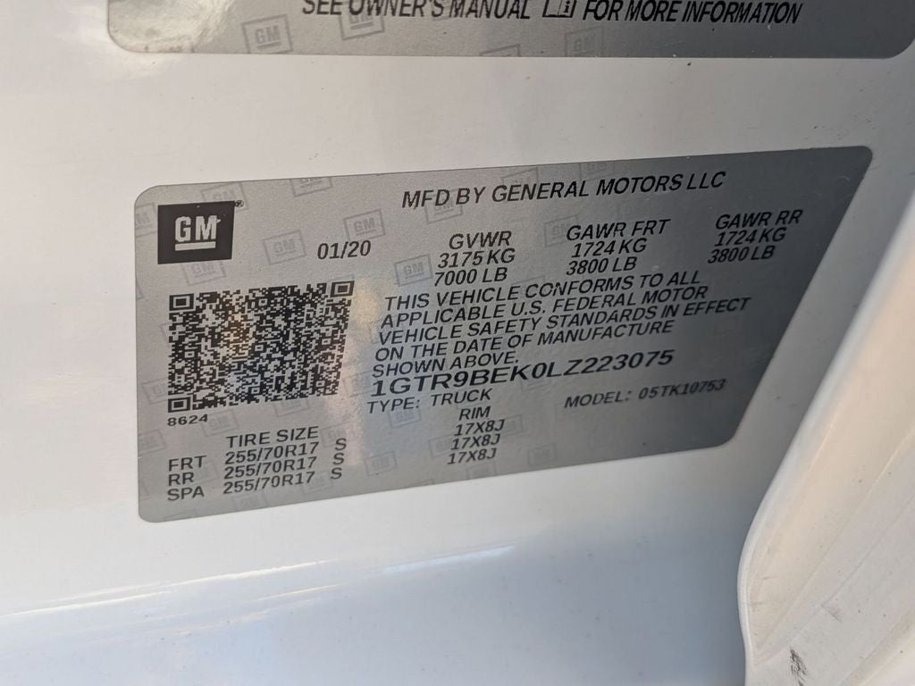 2020 GMC Sierra 1500 SLE