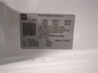 2024 GMC Savana 2500 Work Van