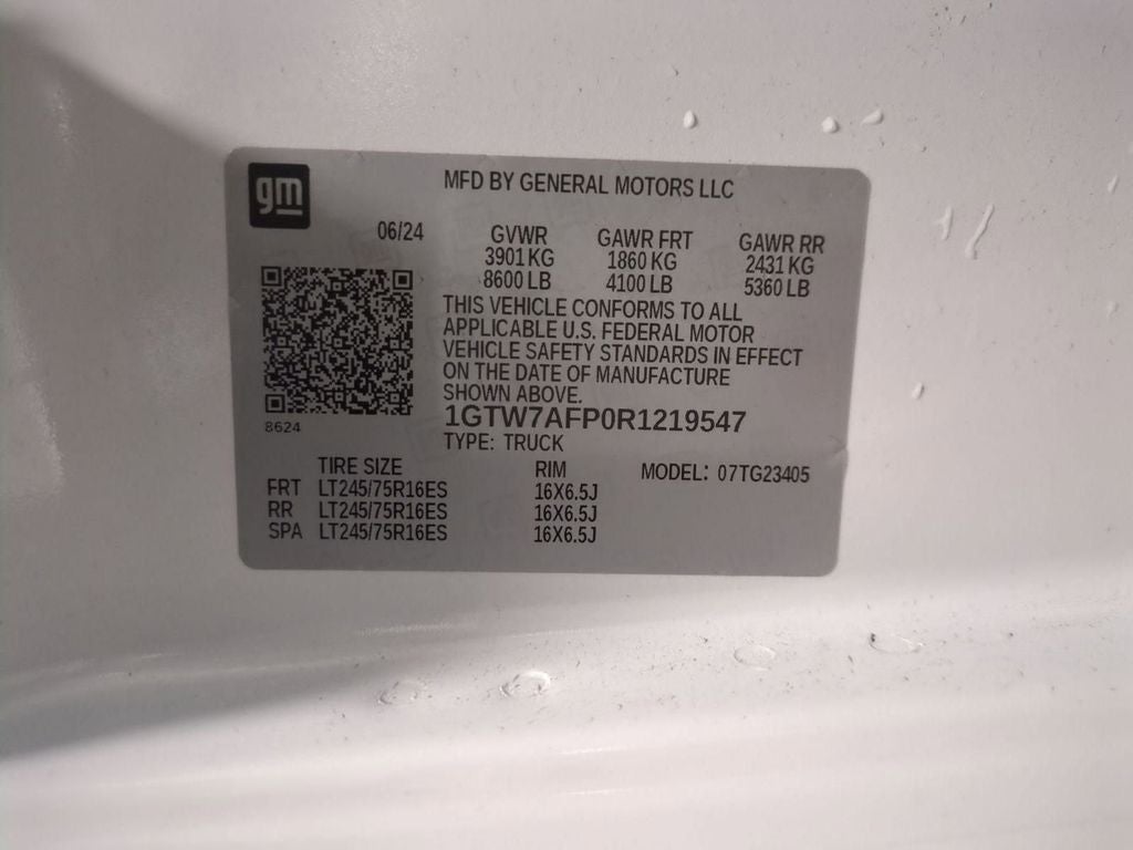 2024 GMC Savana 2500 Work Van