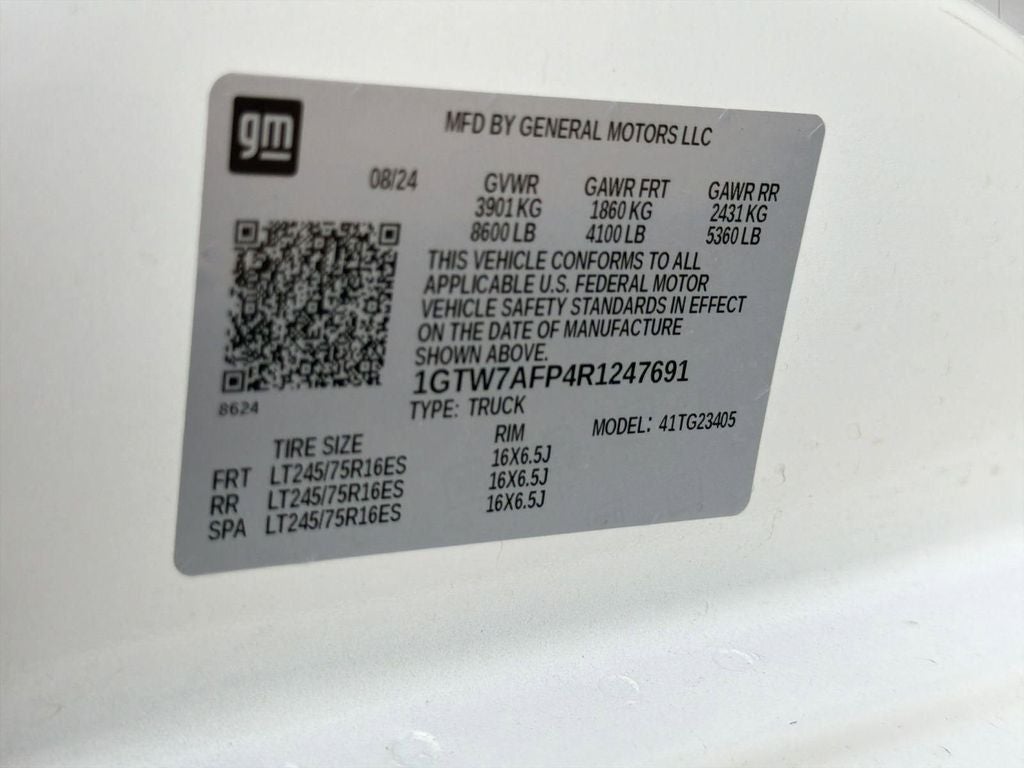 2024 GMC Savana 2500 Work Van