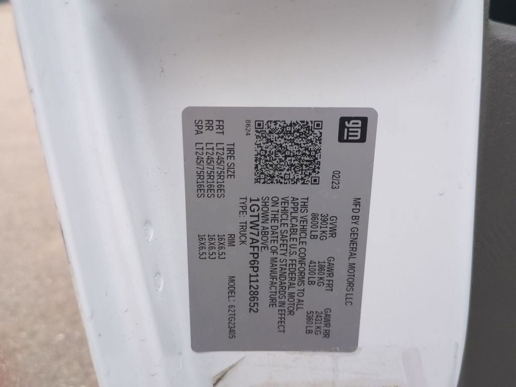 2023 GMC Savana 2500 Work Van