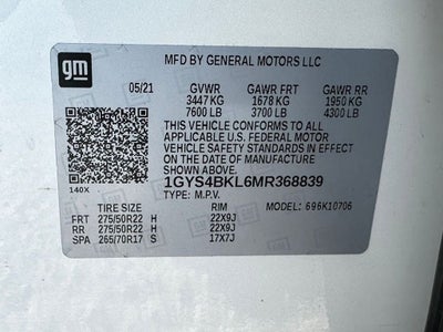 2021 Cadillac Escalade Premium Luxury