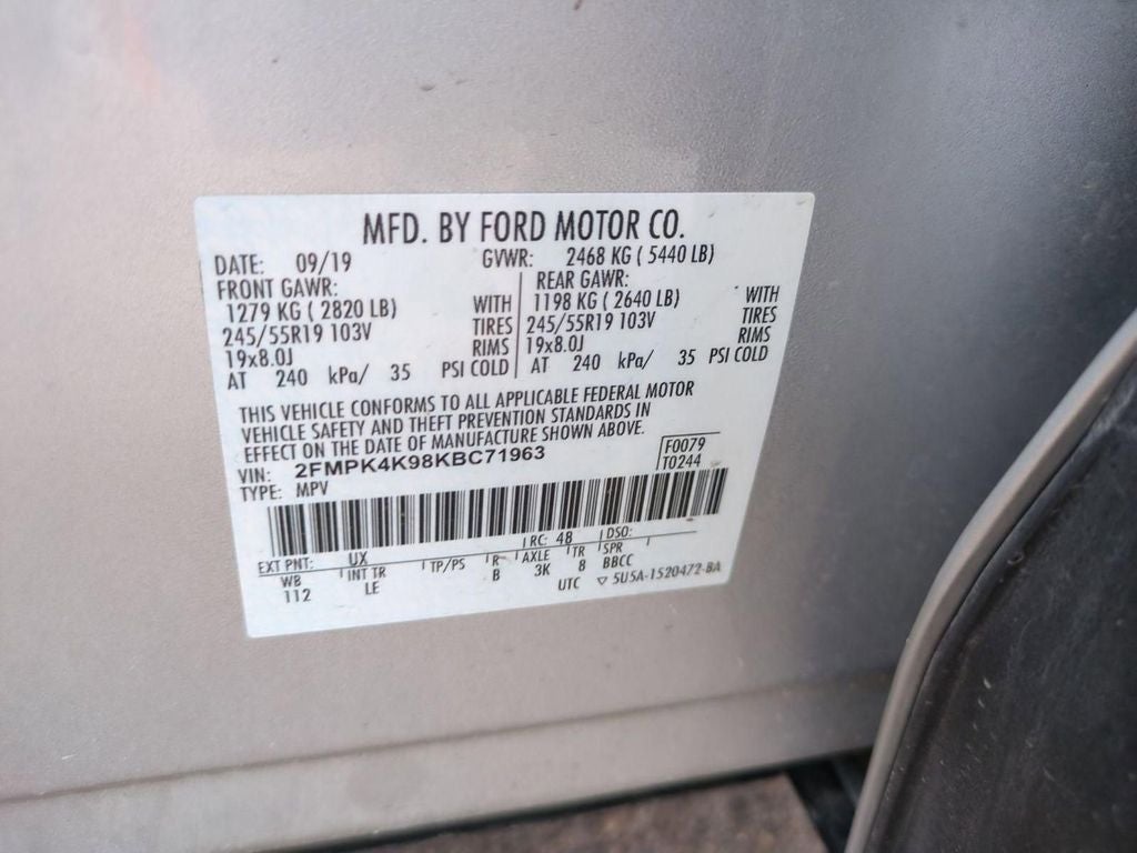 2019 Ford Edge Titanium