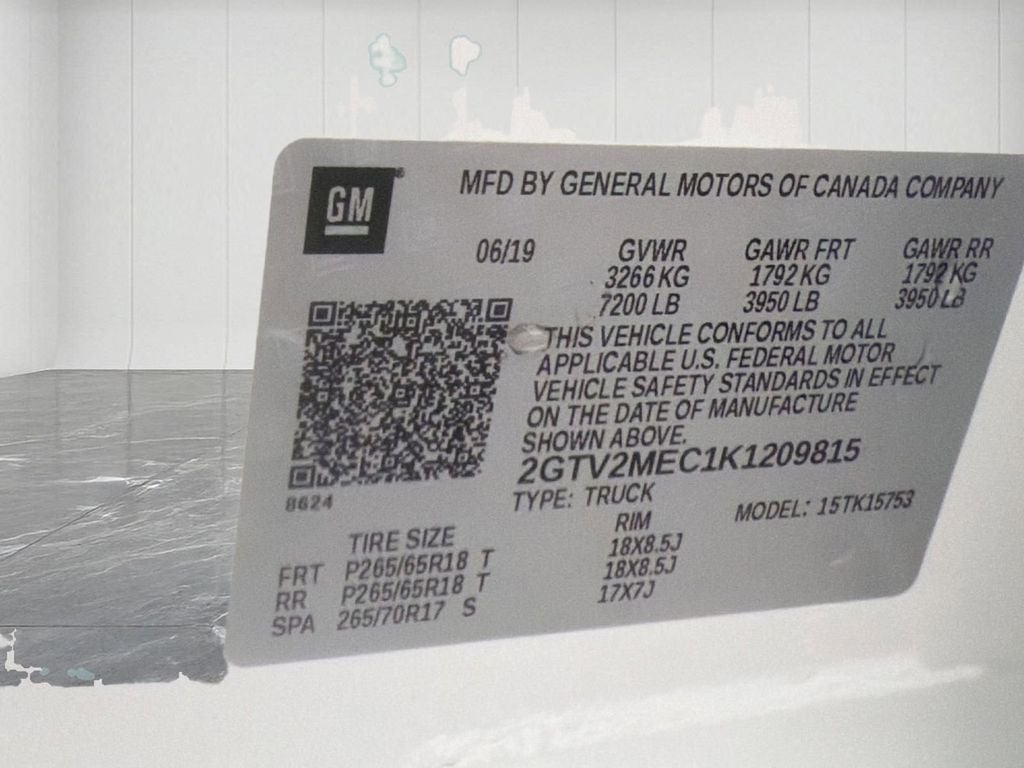 2019 GMC Sierra 1500 Limited SLE