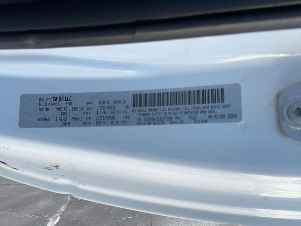 2018 RAM 3500 Tradesman