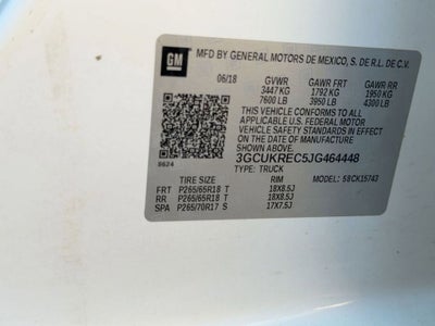 2018 Chevrolet Silverado 1500 LT LT1