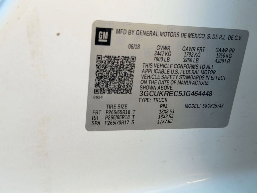 2018 Chevrolet Silverado 1500 LT LT1