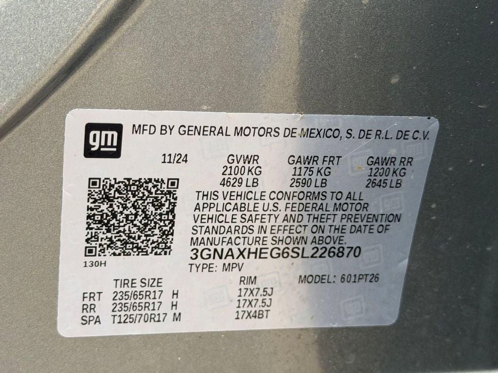 2025 Chevrolet Equinox LT