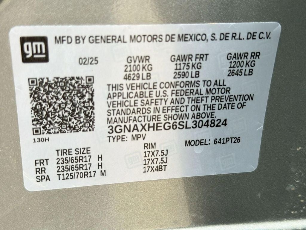 2025 Chevrolet Equinox LT