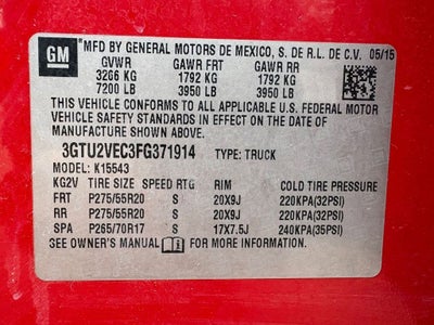 2015 GMC Sierra 1500 SLT