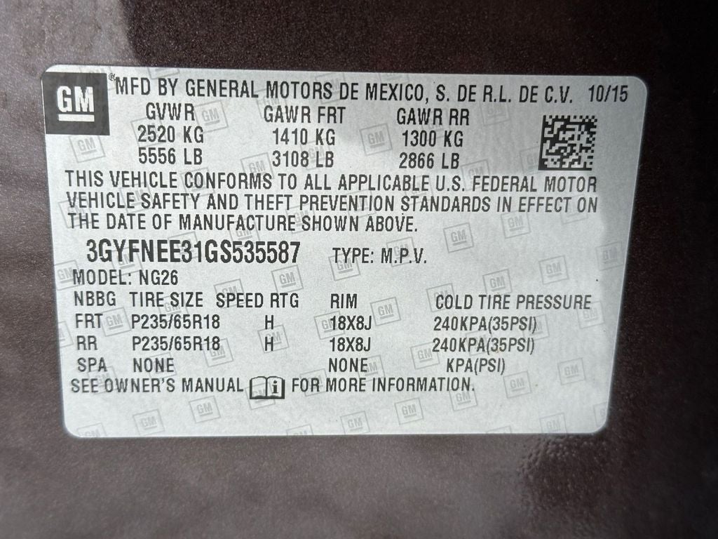 2016 Cadillac SRX Luxury