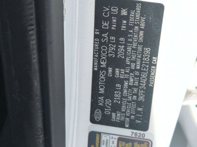 2020 Kia Forte GT-Line