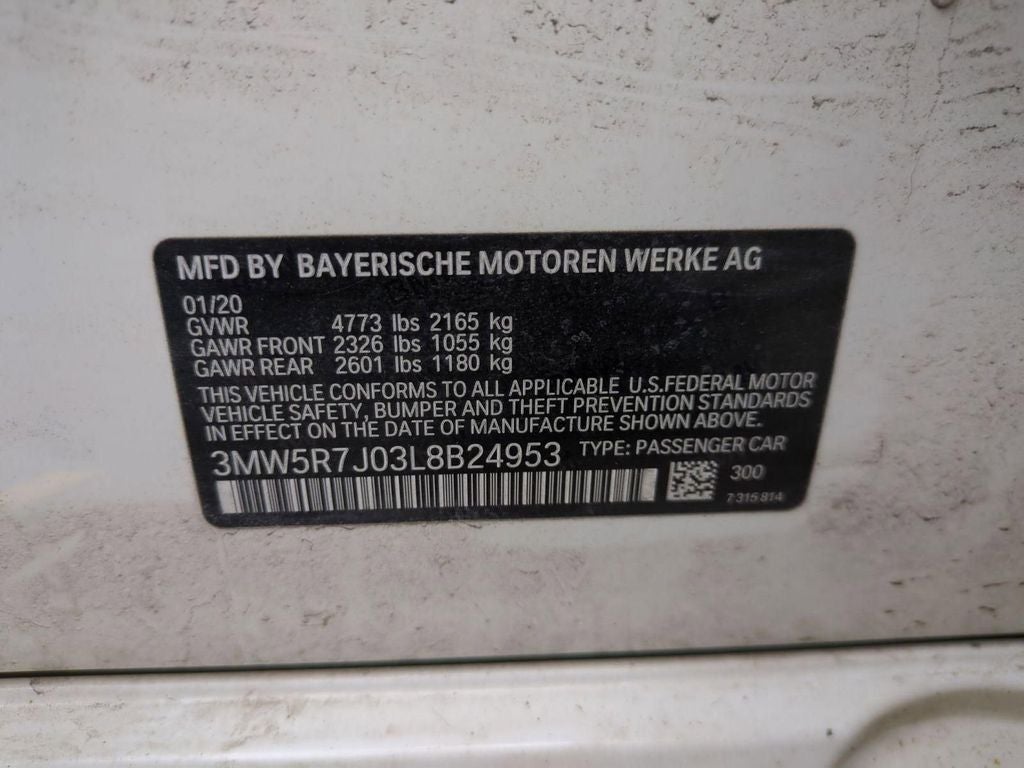 2020 BMW 3 Series 330i xDrive