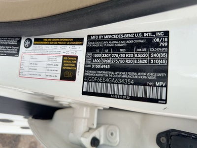 2016 Mercedes-Benz GL-Class GL 450 4MATIC®