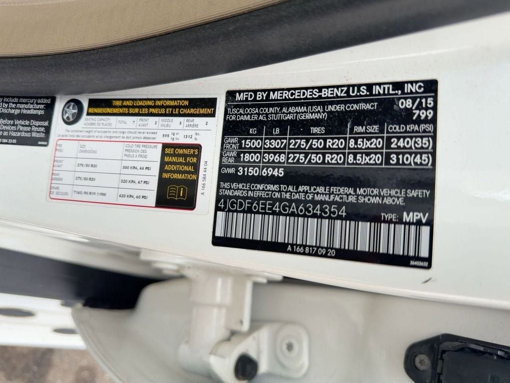 2016 Mercedes-Benz GL-Class GL 450 4MATIC®