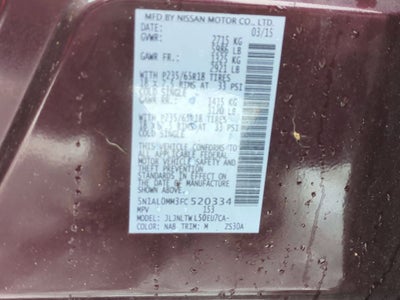 2015 INFINITI QX60 Base