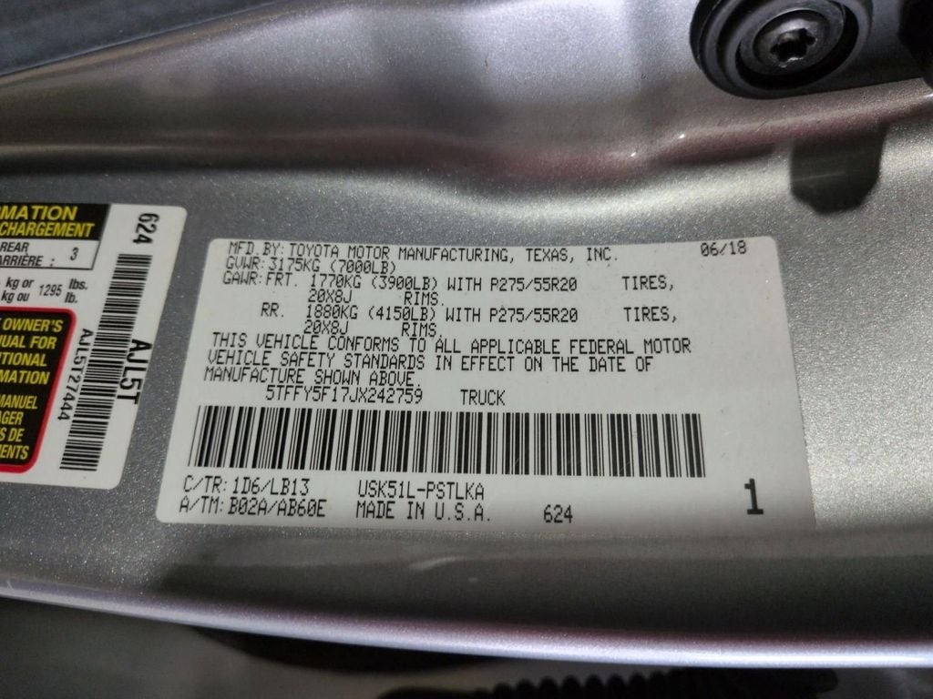 2018 Toyota Tundra Limited