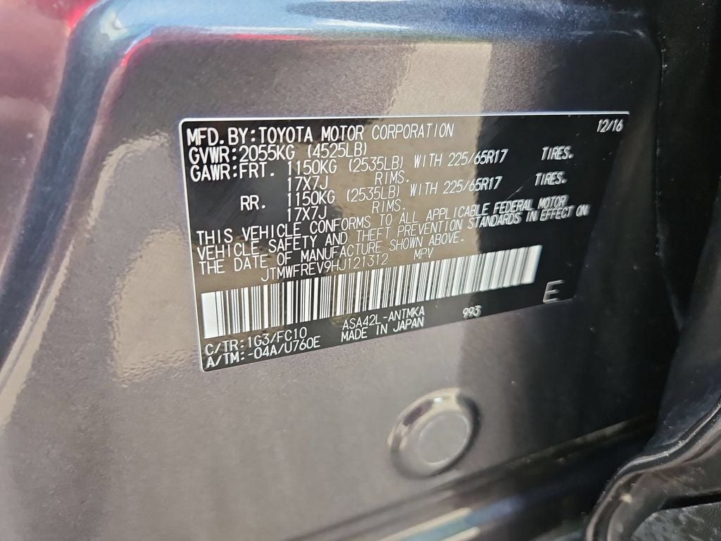 2017 Toyota RAV4 XLE