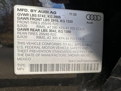 2021 Audi SQ5 Prestige quattro