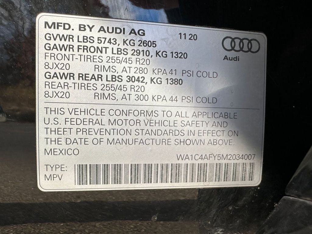 2021 Audi SQ5 Prestige quattro