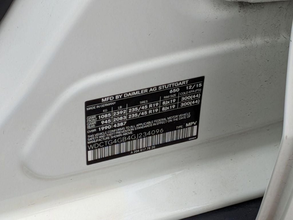 2016 Mercedes-Benz GLA GLA 250 4MATIC®