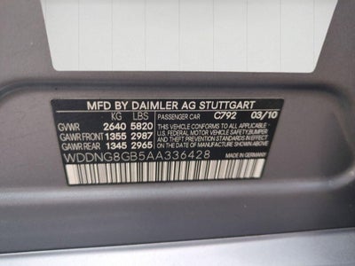 2010 Mercedes-Benz S-Class S 550 4MATIC®