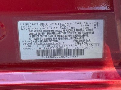 2024 Nissan Versa 1.6 SV