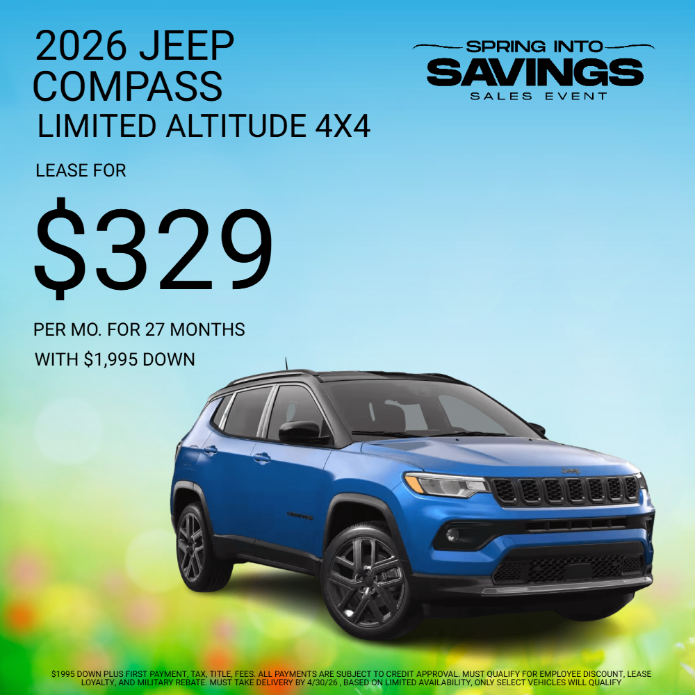 2026 Jeep Compass Limited Altitude 4x4