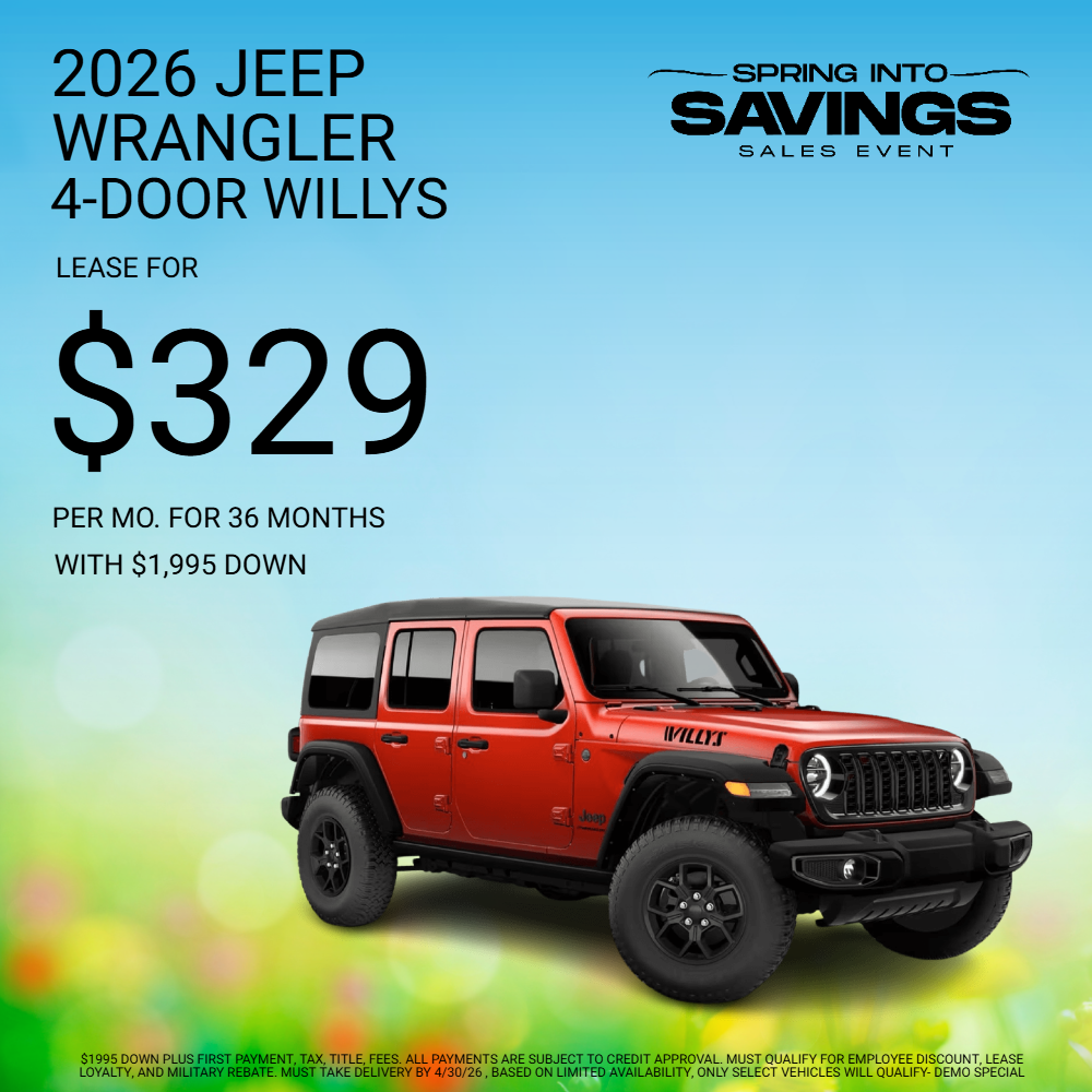 2026 Jeep Wrangler 4DR Willys