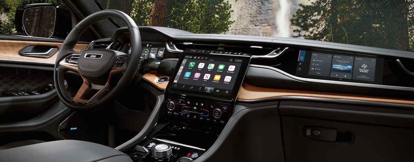 The interior of a 2026 Jeep Grand Cherokee L.